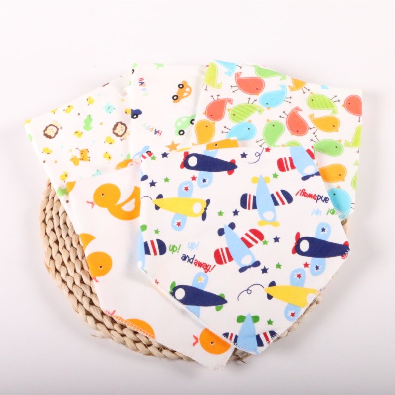 20 pezzi/lottp Del bambino Del Cotone Bavaglini 2 Strati Babador Bandana Bavaglini per Bambini Sciarpa Delle Ragazze Dei Ragazzi Del bambino pettorina Panni Del rutto Del bambino regalo1-3 anno