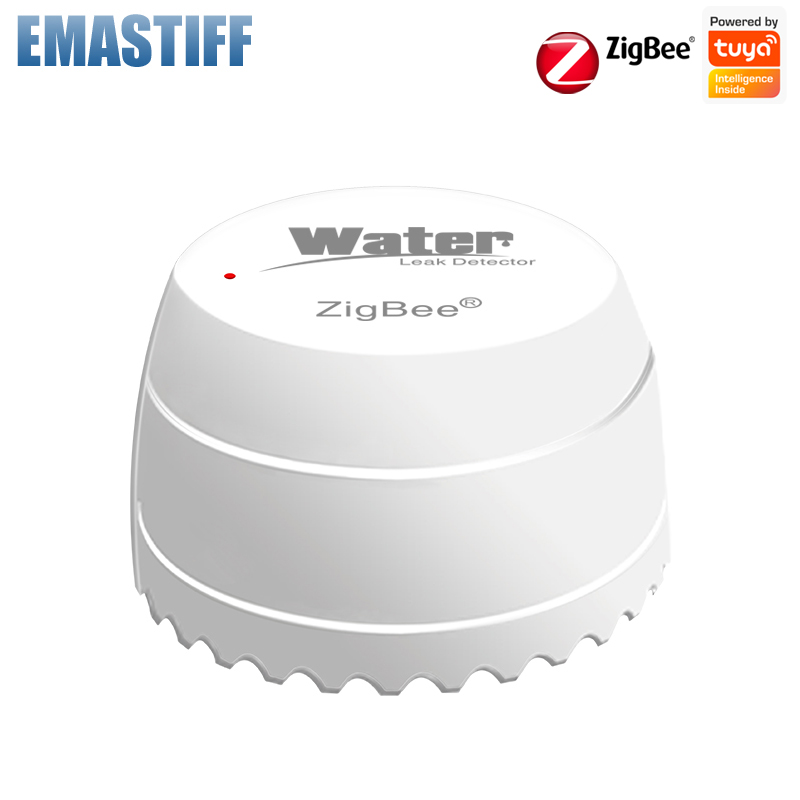 Tuya WIFI/Zigbee Water Leakage Detector Smart Home Water Flood Sensor Work With Tuya Zigbee Gateway Support Smart Life APP: Zigbee Version