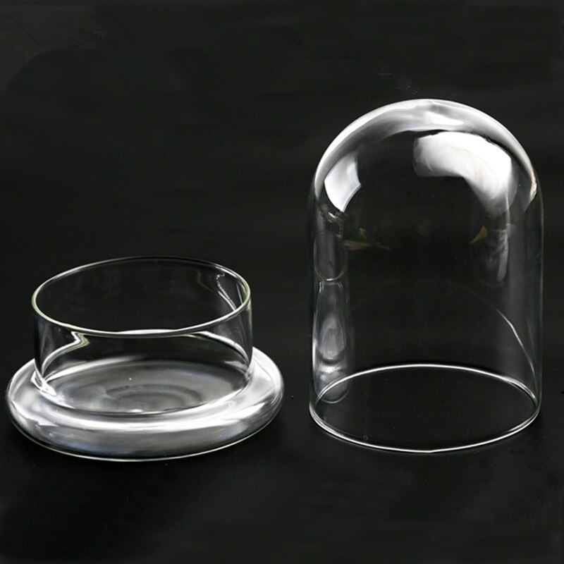 8*10cm glasbase glaskuppel boligdekoration diameter= 8cm højde= 10cm glasovertræk glasbase vase ven bryllup dekoration