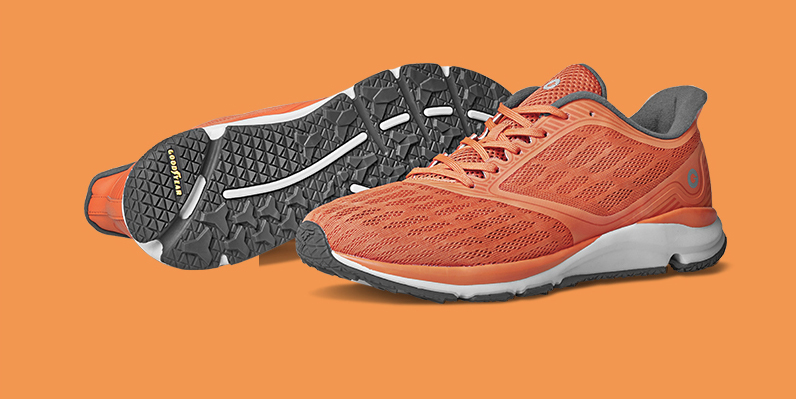 Zapatilla inteligente ligera de Xiaomi Amazfit antílope zapatos deportivos al aire libre soporte de goma Goodyear Chip inteligente mejor que Xiaomi Mijia 2: Men Orange 44