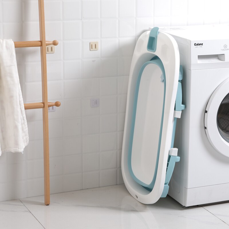 Foldable Bathtub Portable Plastic Tub Bebe Basin Kids Baby Bath Tub
