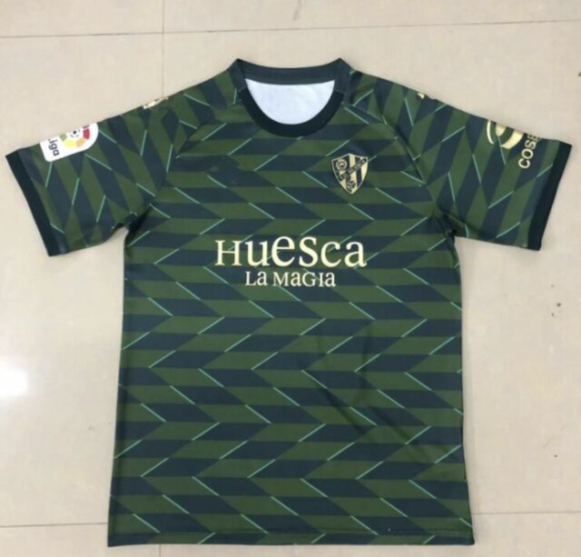 Camisetas de fútbol de 21 SD Huesca equipación de Casa: Beige / XXL