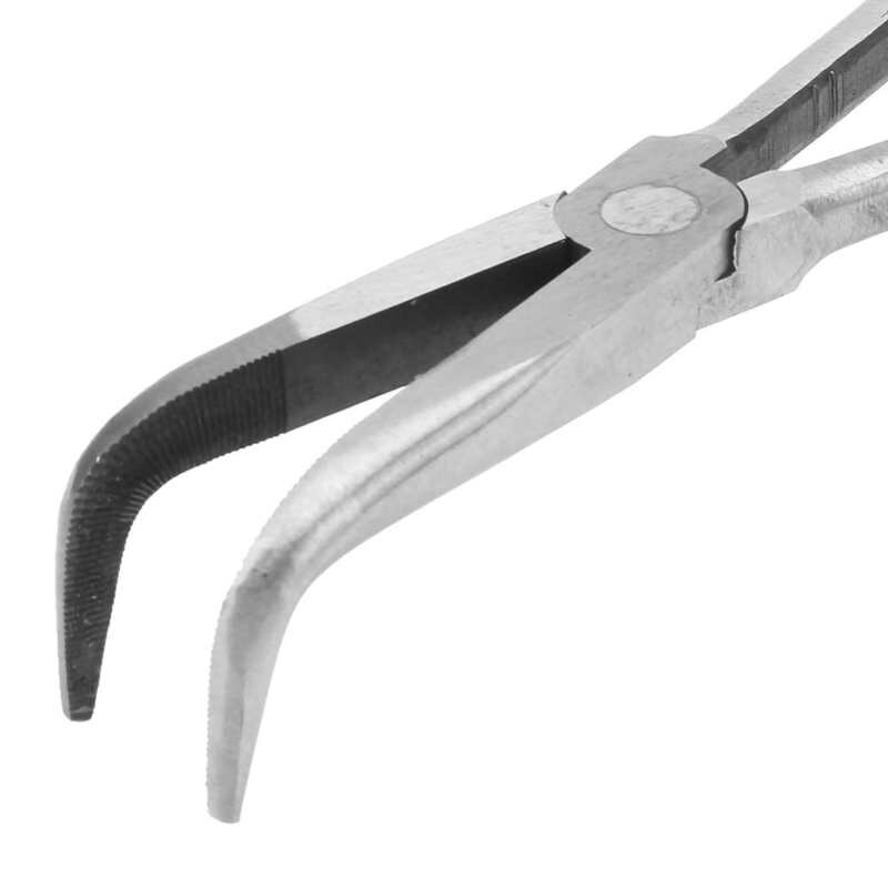 400Mm/16in Extra Lange Handvat Neus Tang 90 Graden Schuine Kaken Gebogen Neus Reparatie Tools