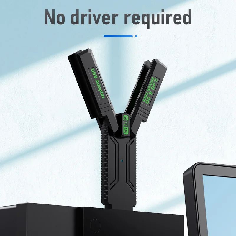 4 Antennen WiFi USB Adapter Dual Band 2,4G + 5Ghz 1300Mbps Wi-Fi Dongle USB 3,0 High-Speed Wireless Karte Empfänger Für PC/Laptop Win