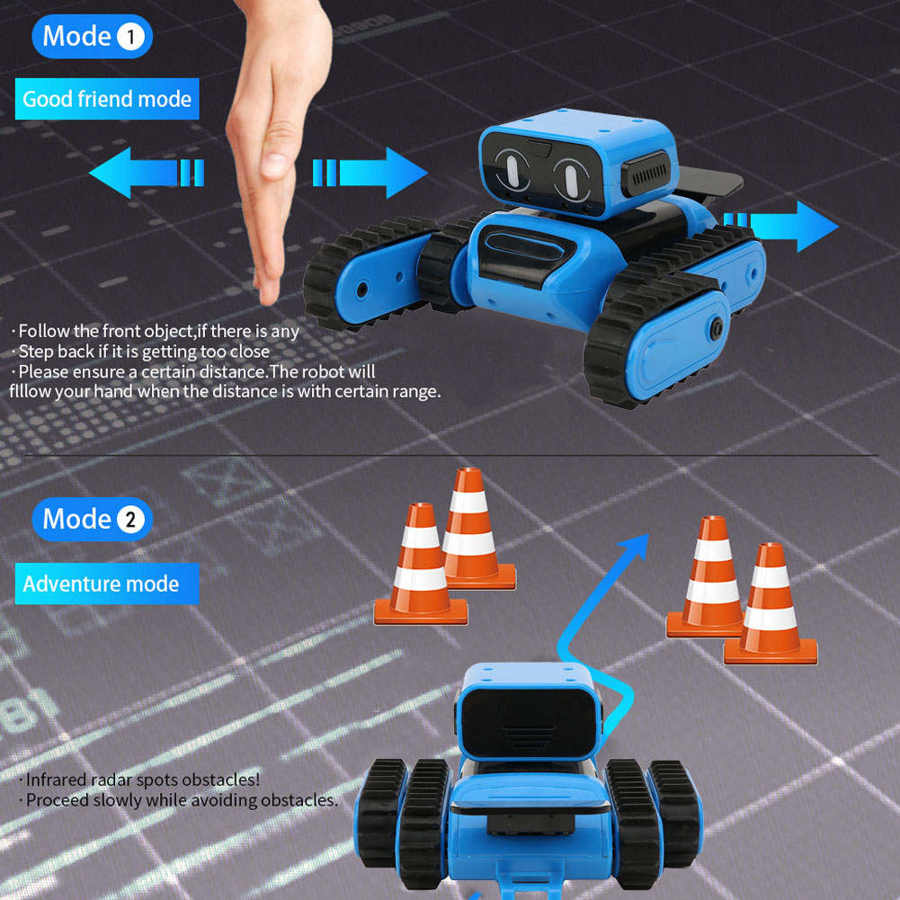 Robot de juguete programable para niños, Robot Educativo programable para chico, juguete para