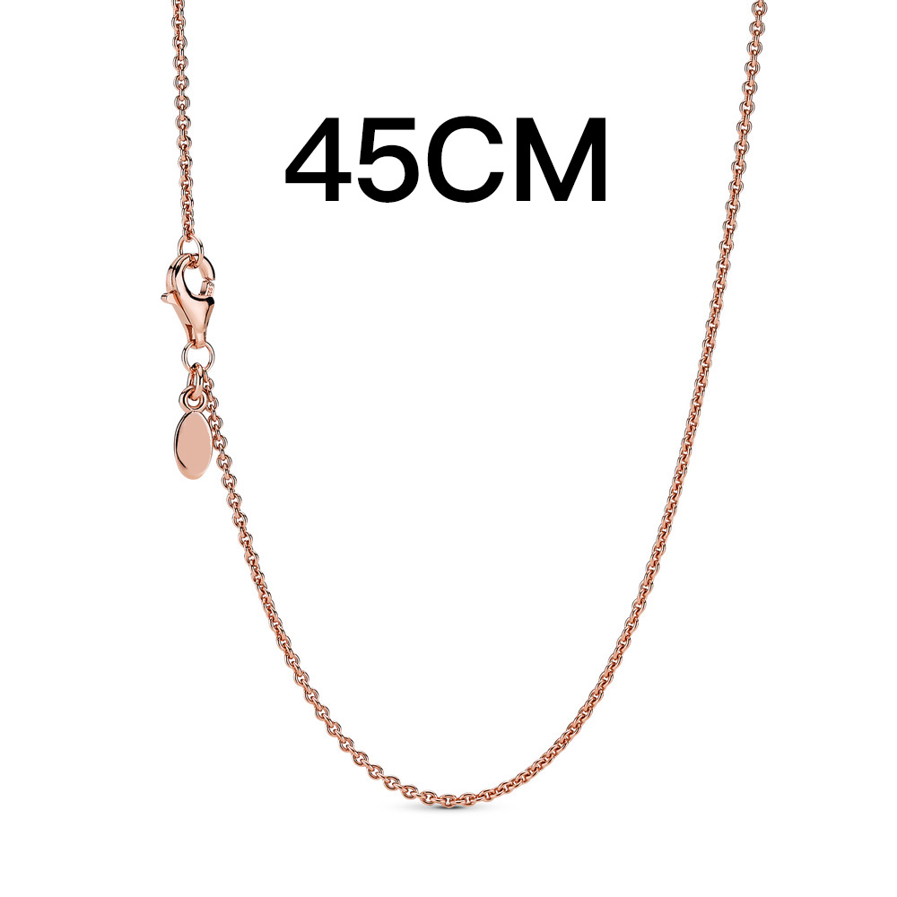 Bijoux de Couple à breloques de saint-valentin, couleurs, adaptés à 3MM de chaîne en os de serpent, pour femmes,: PAN001-C