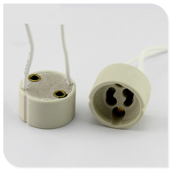 5 stk/mye fabrikkporselen lampesokkel  gu10 lampe sokkel  gu10 stikkontakt lampeholder