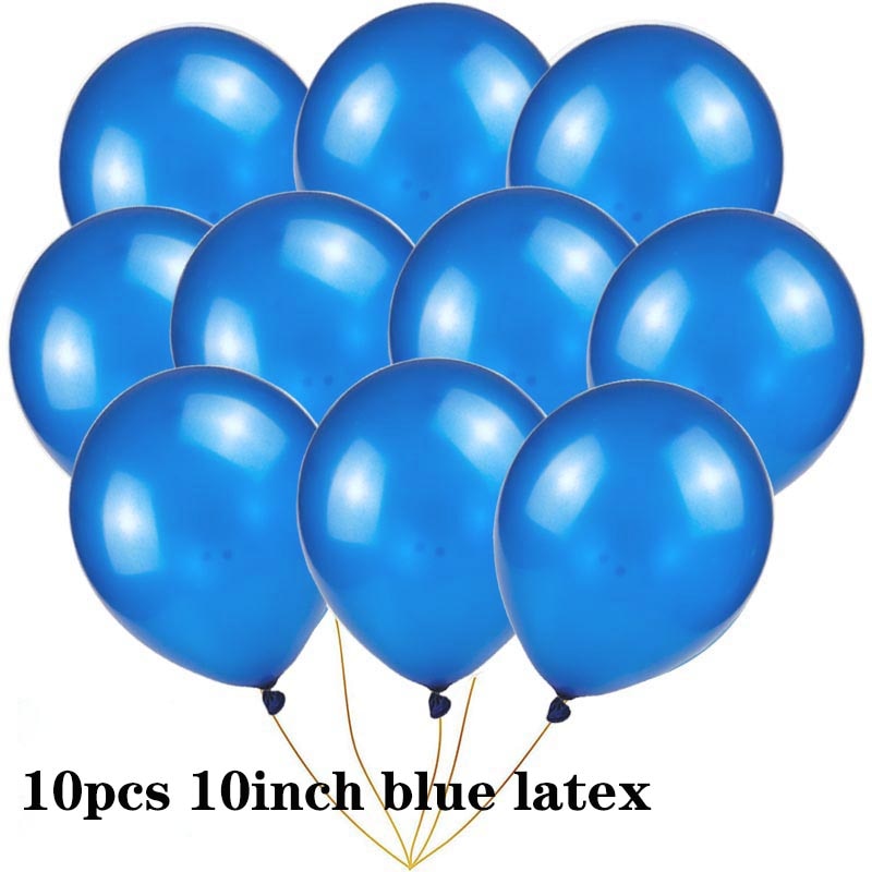 Guld sølv metal balloner deco fødselsdag folie stjerne balloner fødselsdagsfest dekorationer børn konfetti balloner til oppustelige bolde: 10 stk 10 tommer latexx
