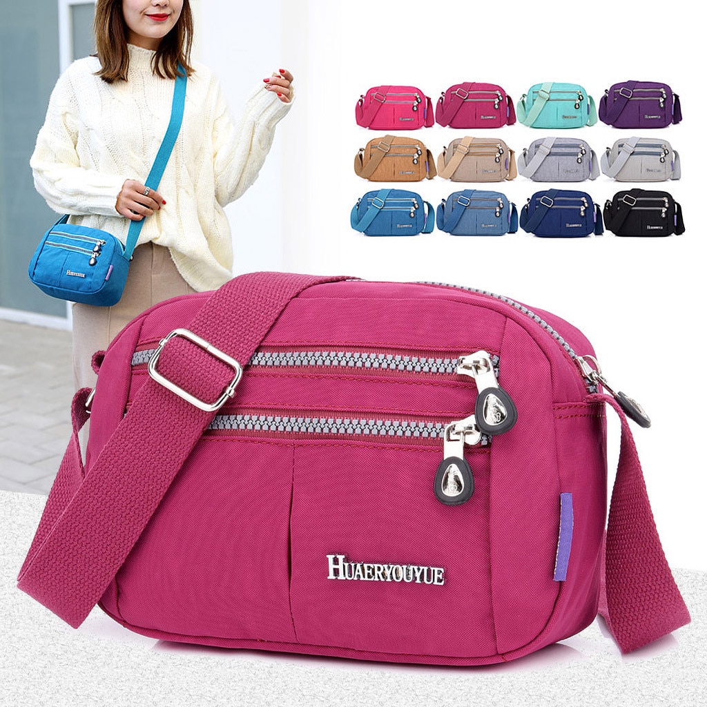 Damska torba na ramię projektant nylonowa torebka damska torba na ramię wodoodporne dziewczyny Messenger torby Crossbody kobiety w magazynie # T1G
