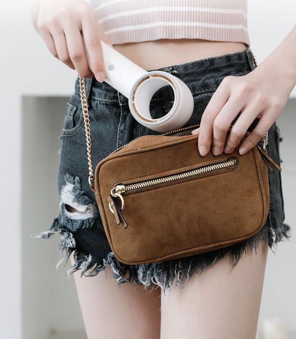 Xiaomi Weiyuan Handheld Blattloser Fan Blattloser Sicherheits Starke Wind Geräuscharm SchöNe Und Tragbare Schaufel Auto Reise Verwenden Fans