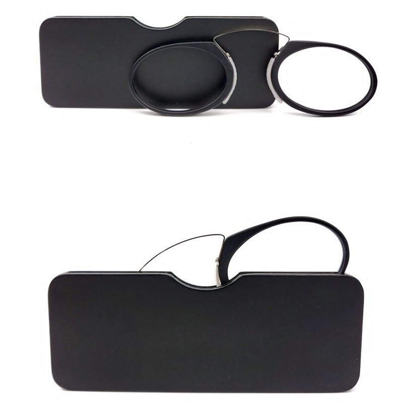 Männer Lesebrille Tr90 flexibel Mini Clip Nase Lesebrille Frauen Leopard Jahrgang Presbyopie Brille mit fallen
