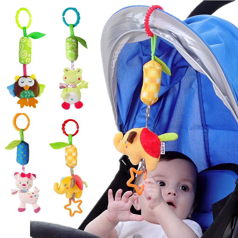 JJOVCE Schöne tier Baby Rasseln Kinderwagen Hängen Spielzeug Plüsch Handys Campanula klassische spielzeug für kinder 40% off