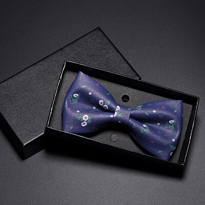Jemygins originale bowtie trykt pu syntetisk læder håndlavet bow tie box sæt til unge mænd bryllupsfest butterfly: 3