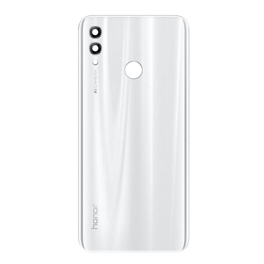 For Huawei Honor 10 Lite Back Battery Cover Rear Housing Door Case for Honor 10 Lite Battery Cover With Camera Lens Replacement: White With Lens