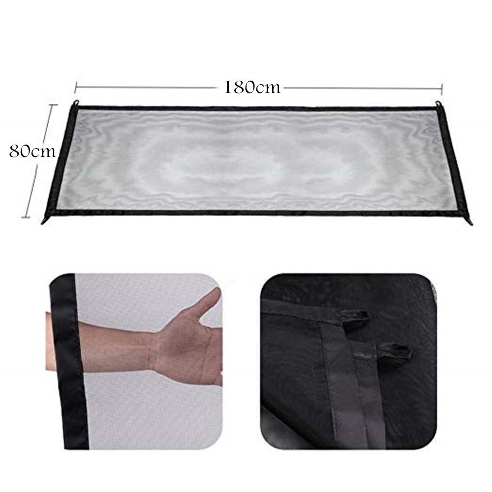 Dog Gate Baby Gate Portection Safety Fencing Guard Protector Safe Products Mesh Magic Pet shield Gate For Dogs Baby Safe Fence: 180-80