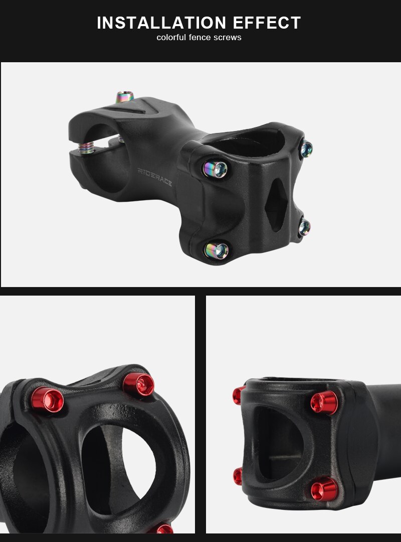 Fahrrad lenker schrauben m5 18mm 6 teile/satz titan plattiert bunt edelstahl für mtb road bike stiel riser schrauben schrauben