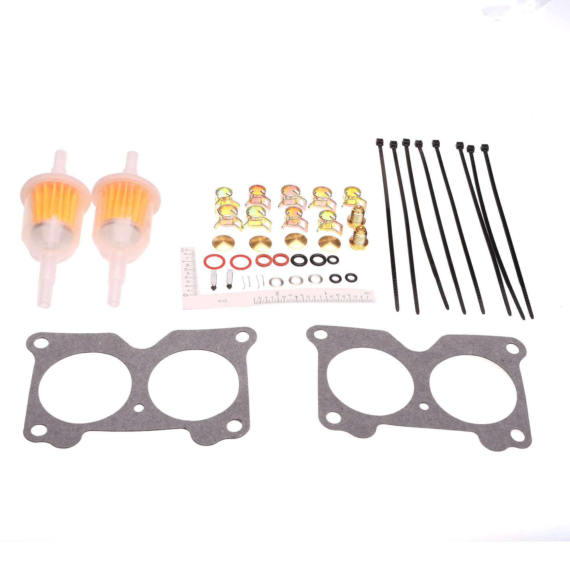 Carburetor Repair Kit For 18-7046 439076 with Float Johnson Evinrude Twin Carb Rebuild Kit V4 85 90 100 115 125 140 HP