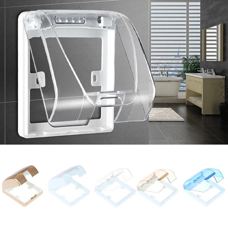 Waterproof 86 Type Wall Socket Plate Panel Box Cover Protector