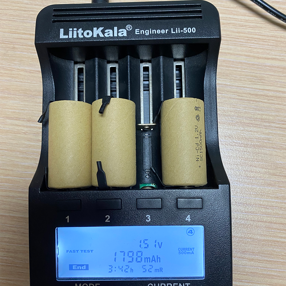 Ni-CD 1.2V SC1500mAh Sub C high power 10C rechargeable battery for Walkie talkie power tools cordless electric drill/Ni Cd 1.2V