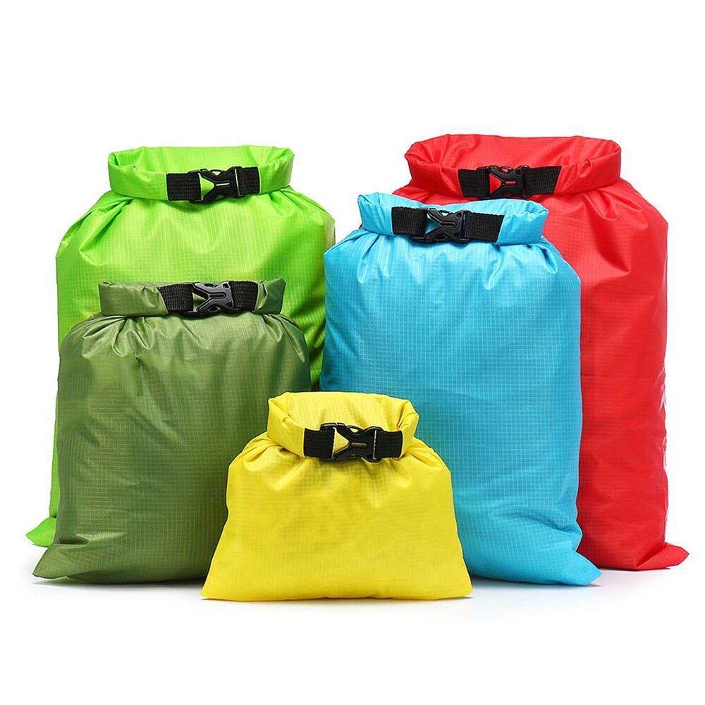5 Stck Wasserdichte Tasche einstellen Lagerung rollen oben Trockenen Tasche einstellen für skaten Camping Bootfahren Segeln Surfen Angeln Kajak Zubehör: Farbe 1