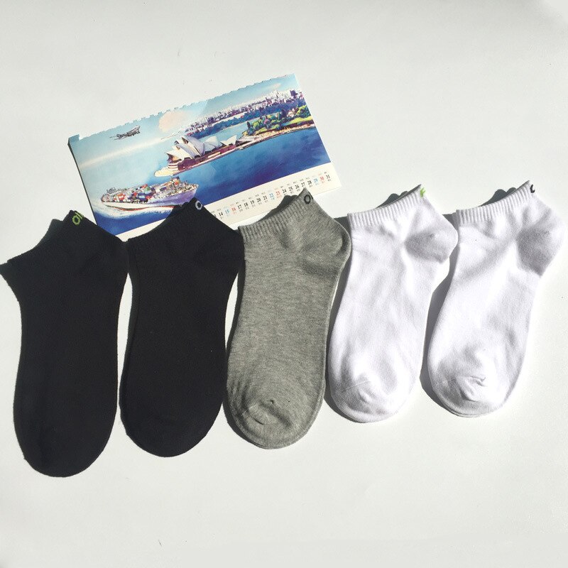 Mannen Sokken Mannen Brief Tij Art Ankle Sokken Off Brief Katoen Zwart Grijs Korte Witte Sokken Man Casual Engels Woorden sok