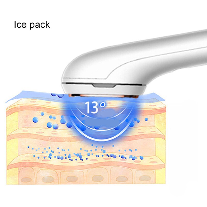 Masajeador Facial de iones galvánico, rejuvenecimiento con compresión de hielo, masaje de belleza, vibración, antiarrugas, limpieza profunda de poros