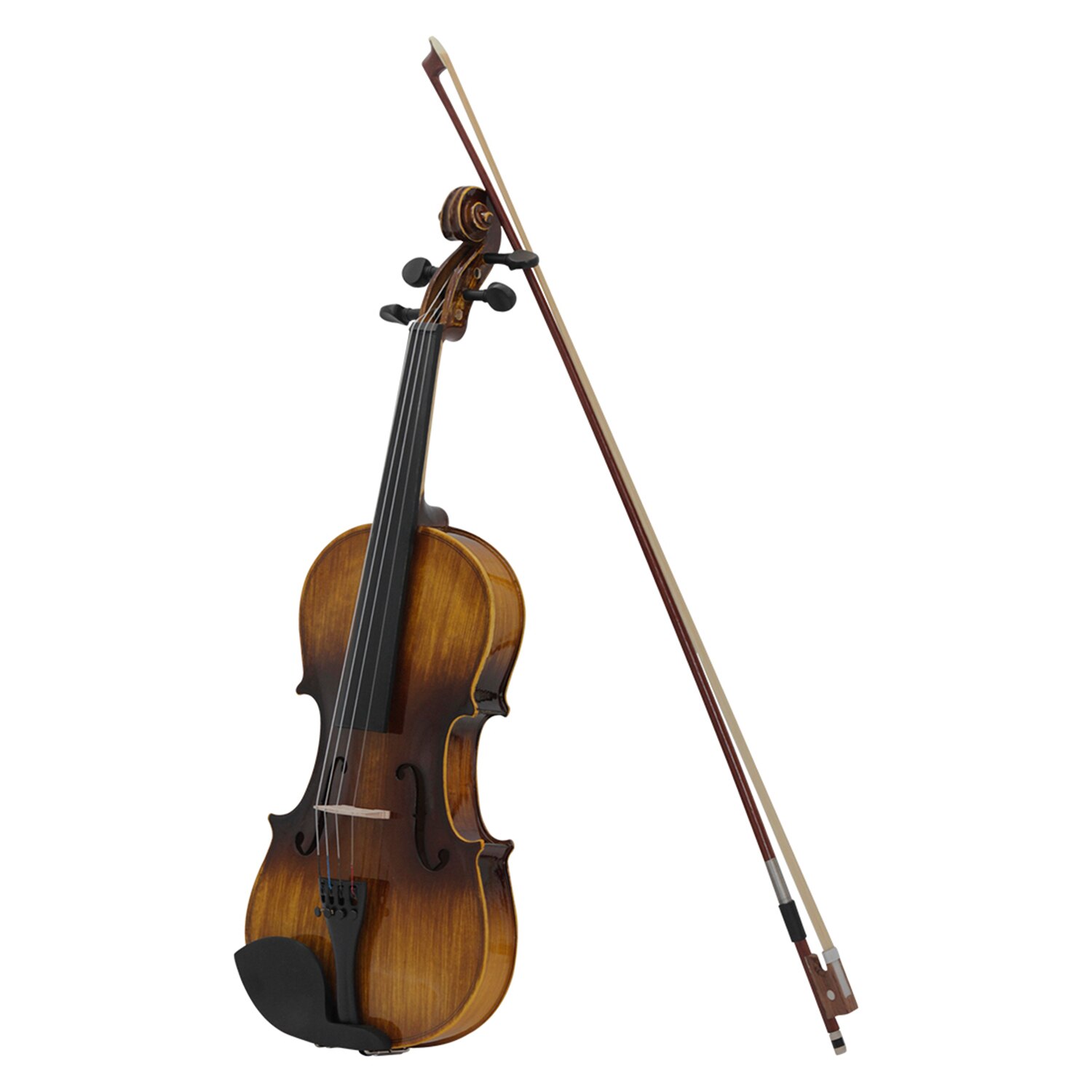 Viool Beginner Blauw 5 String 4/4 Elektrische Viool Akoestische Viool Full Size Ebony Fittings Strijkstok Case Fiddle Professionele Viool