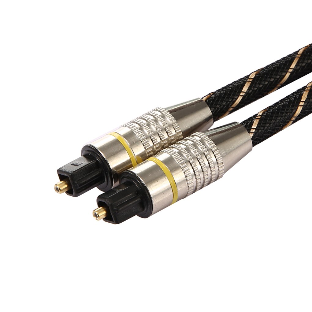 Digital Optical Audio Cable Toslink Gold Plated 1m 1.5m 2m 3M SPDIF MD DVD Gold Plated Cable