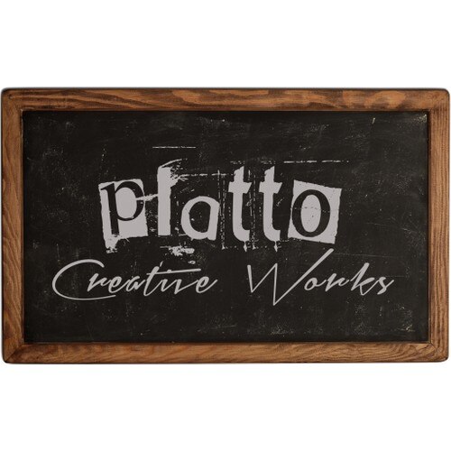 Plattocw Decorative Chalkboard Writing Chalk Board 60x40 cm