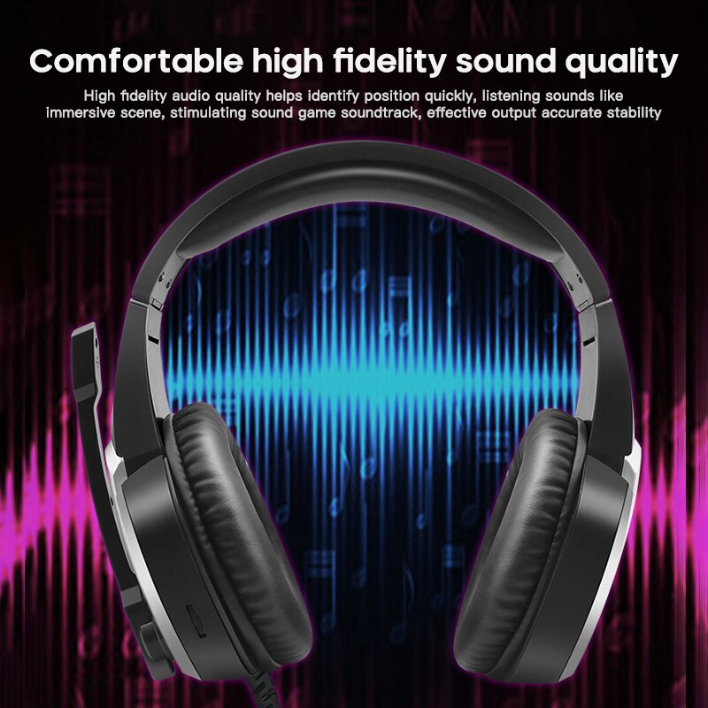 Headset Wired Gaming Headset For Desktop Computer Notebook 7.1 USB Stereo Gaming Headphone