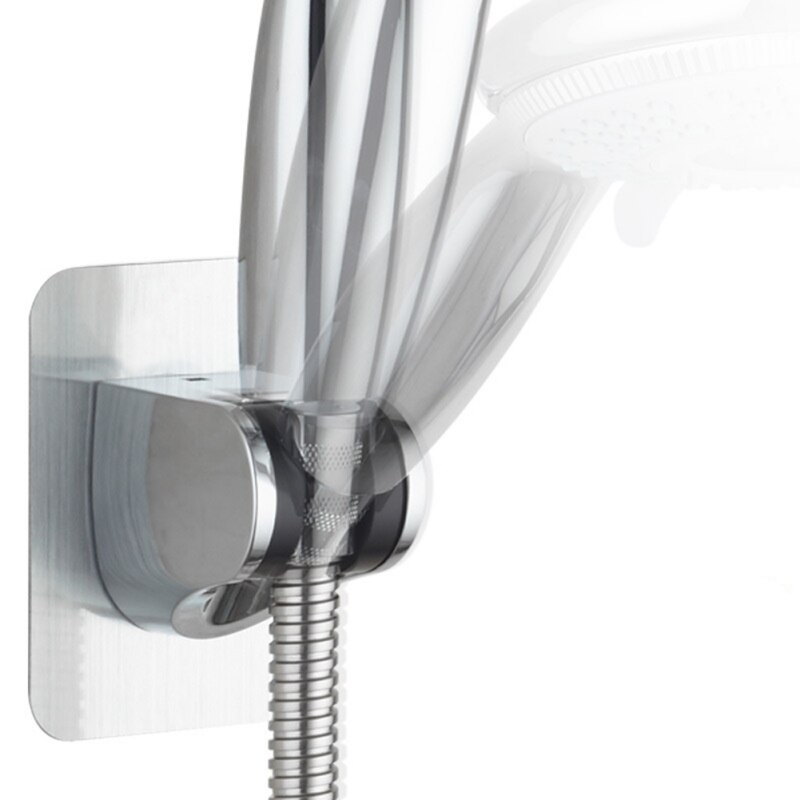 Montaje en pared grifo Base placa punzón soporte de cabeza libre soporte fijo móvil ducha Brazo giratorio asiento portabrocas accesorios de baño