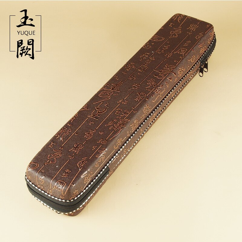 Chinese Traditional Detachable bawu adjustable Single-pipe cross-blown Flute Bamboo ba wu Key of F, G