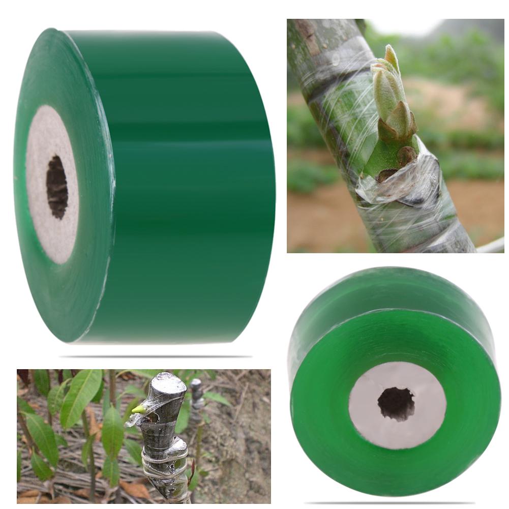 100m di Lunghezza in PVC Filo Elettrico Nastro Isolante Innesto Rotolo Macchina per Il Giardino Verde Eco-amichevole Pianta Innesto Pellicola Protettiva