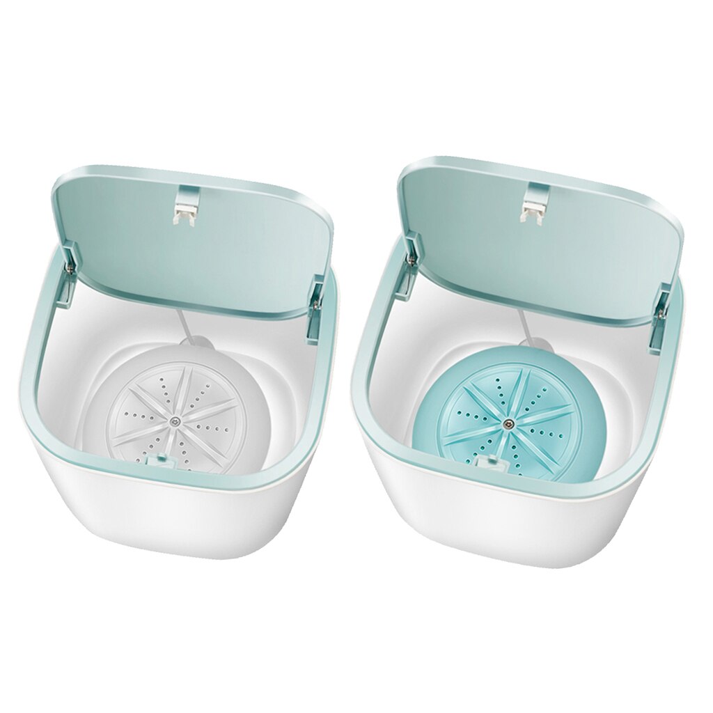 Washing Machine 3.8L 18W for Makeup Brushes Travel Camping White Blue Washing Machines