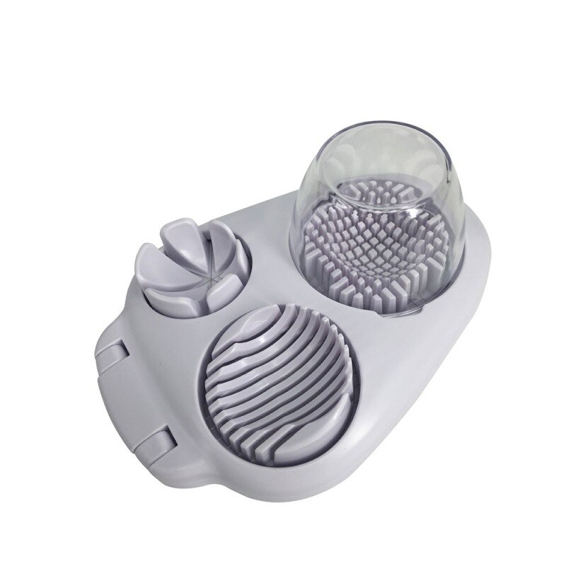 Multi-eiersnijder 3 in 1 eieren snijder wigvormige eieren snijder multifunctionele roestvrijstalen eieren snijder