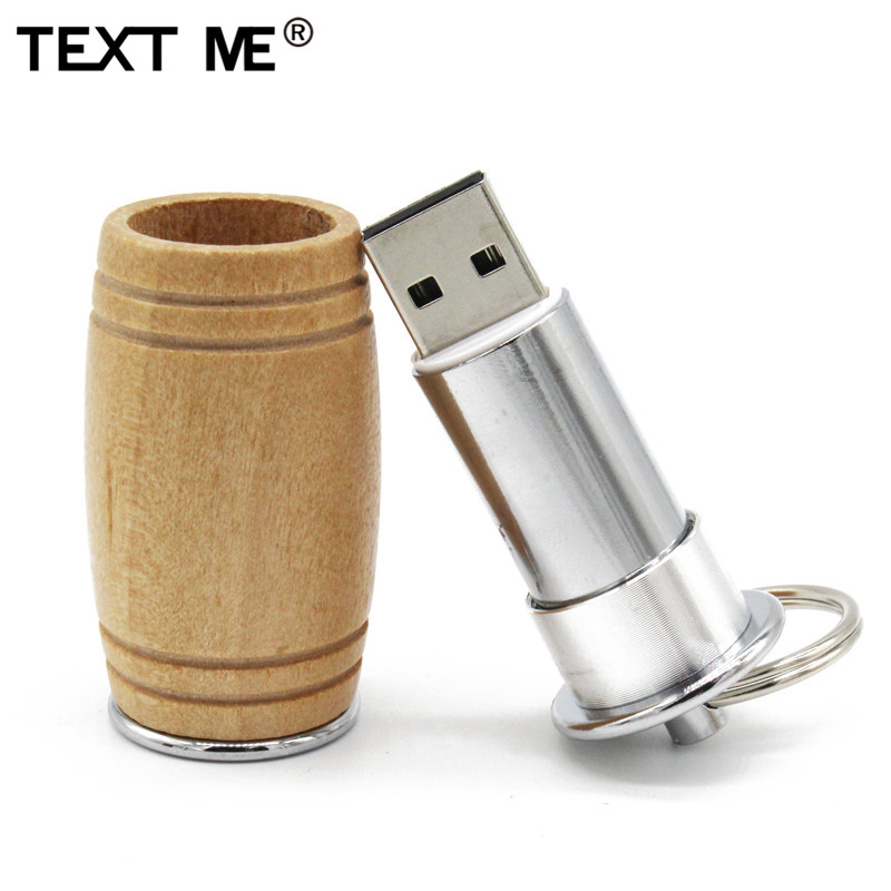 TEXT ME 3 model nowy beczka łyżka styl pamięć usb 4GB 8GB 16GB 32GB usb 2.0 64GB prezent pendrive