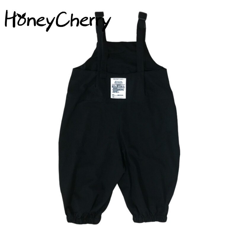 Herfst Kinderen Overalls Kinderkleding Koreaanse Stijl Meisjes Katoen Algehele Effen Kleur Rechte Pijpen Broek