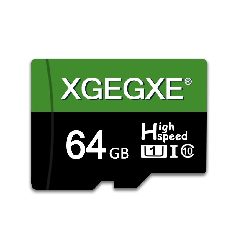 Xgegxe hukommelseskort 64gb 32gb 16gb klasse 10 uhs-i  u1 tf flashkort 8gb til smartphone: 64gb