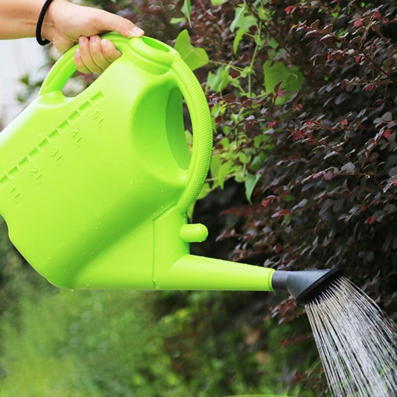 Arrosoir de grande capacité 5l, arrosage manuel Portable à Long bec, petit vaporisateur épaississant pour plantes