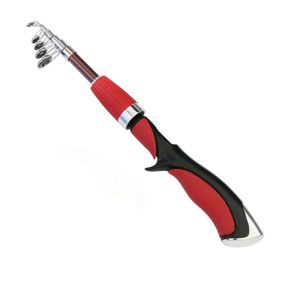 Mini canne à pêche télescopique légère design carbone parfait pour une