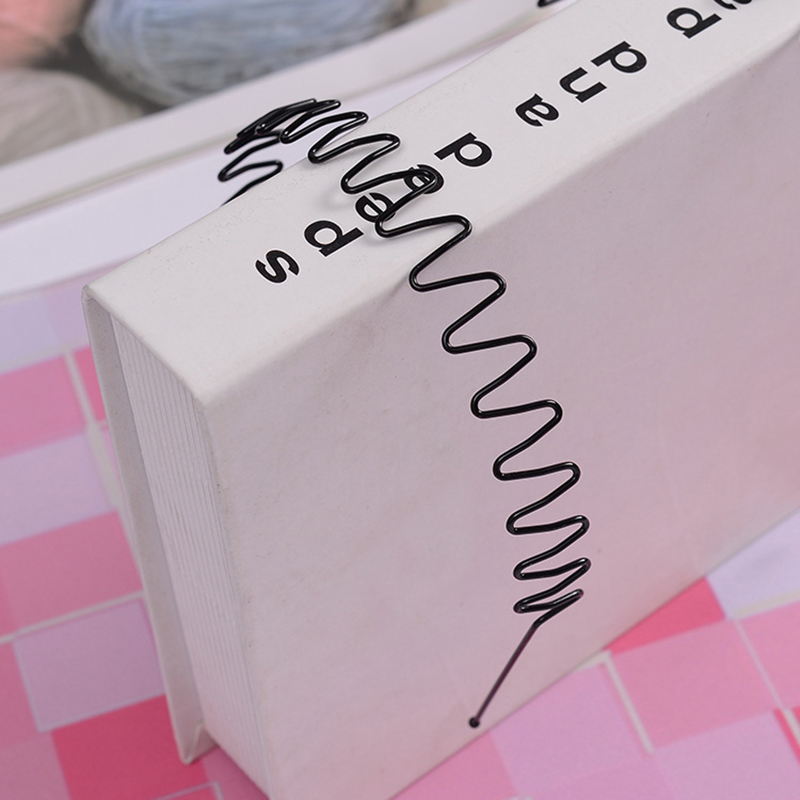 Metalen haarband voor mannen en vrouwen, unisex, zwarte golvende haarband, gezichtsreinigingshaarband, 5mm breedtes, eenvoudige sporthaarband, haaraccessoires: Rood