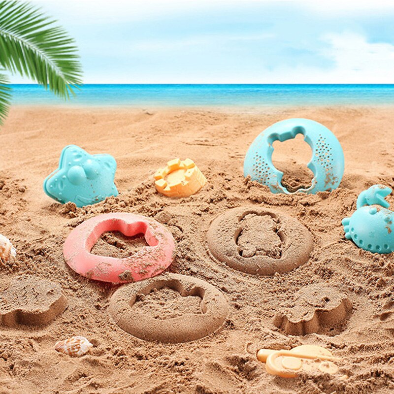 Beach Toys for Sand 17pcs Kit Baby Summer Bucket Digging Sand Shovel Sandpit Sandglass Sandbox Tool Molds Play Snow Outdoor Toys