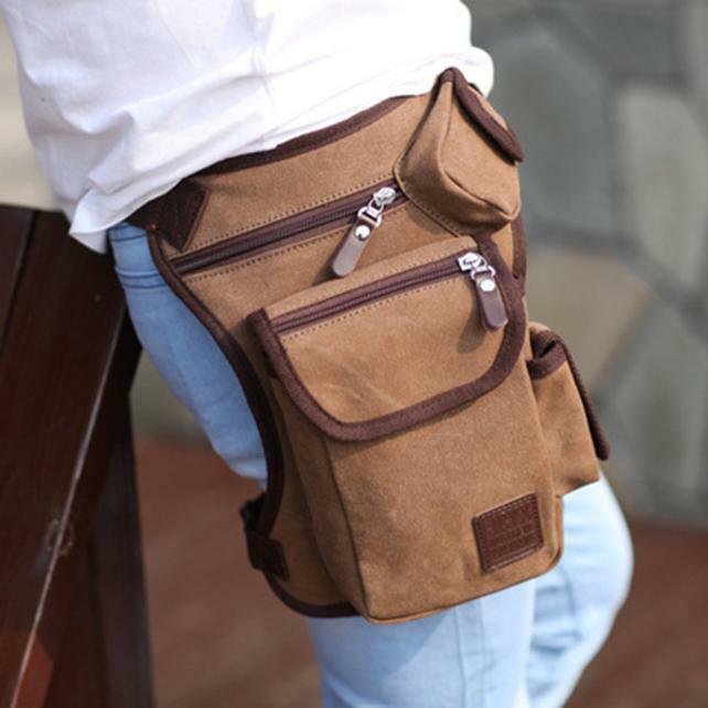 Armee Multifunktions draussen Hüfte Taille Bein Tasche Leinwand Gürtel Reise fanny Pack Wasserdicht Verschleiß-Beständig