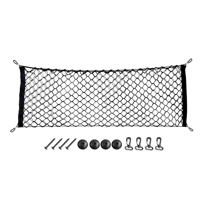YUVKIN 1 stuk bagagenet fiets motorfiets met haken, net voor fietsmand YUVKIN 1 stuk bagagenet fiets motorfiets met haken, net voor fietsmand