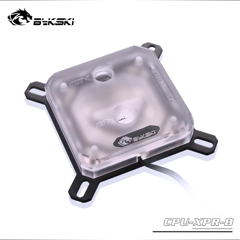 Bykski-bloque de agua para CPU, sistema de refrigeración líquida, Enfriador de CPU, 5V, CPU-XPR-B-I-V2, para INTEL LGA1150 1151 X99 /AMD RYZEN AM4 AM3