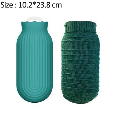 Vandflaske bærbar opvarmning eksplosionssikker vandflaske vandopvarmning hånd silikone essentiel varmtvandspose: 1