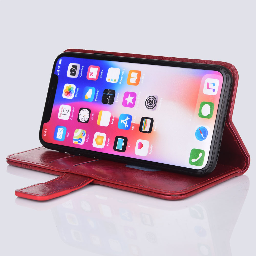 Flip Leather Case For Leagoo Power 2 Pro Fundas Printed Flower 100% Special wallet stand case with Strap