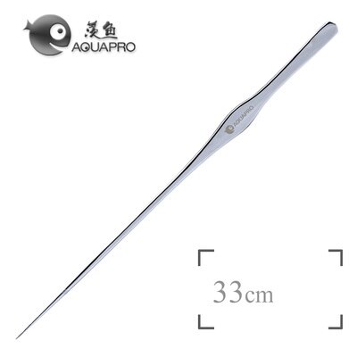 ADA AQUAPRO Plant Cleaning Tools Rvs Scissor Tweezer Scoop Schrapen algen mes Aquarium Water Aquarium: Straight tweezer 33