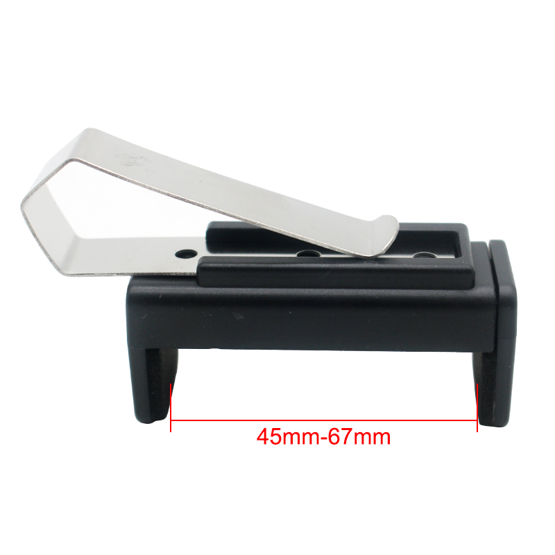 Porte-clé universel pour contrôle de porte de garage, pare-soleil de voiture, support de clip, télécommande de porte, barrière de porte-clés, 47-68mm, , 2025