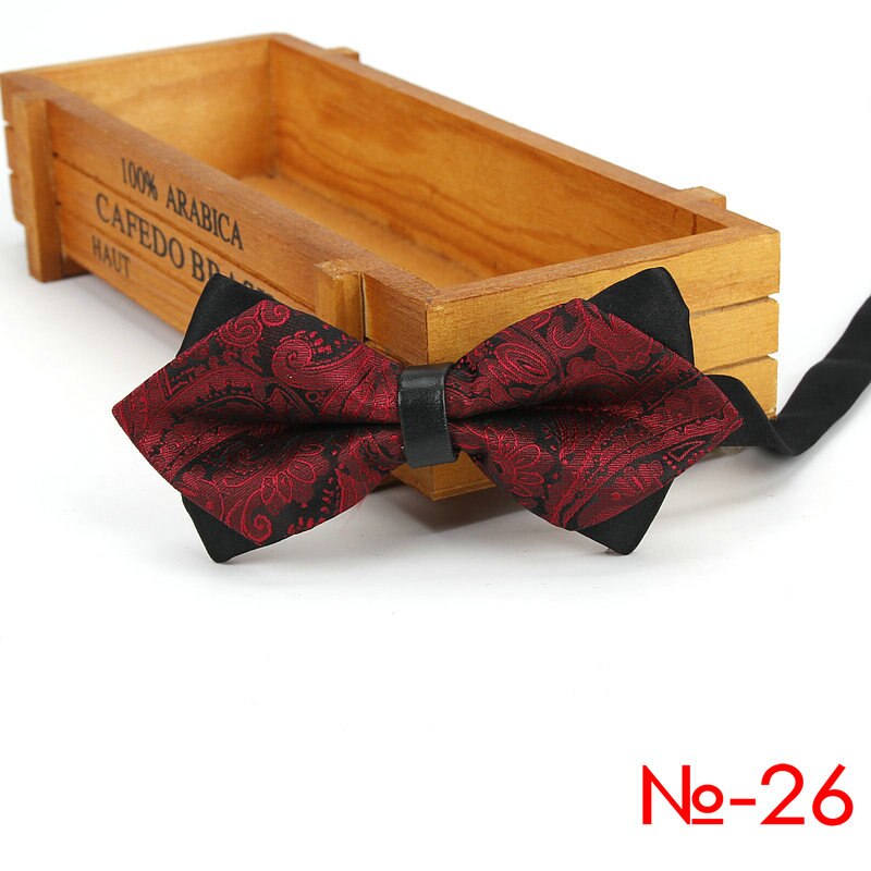 Corbatas de mariposa para hombre, pajarita de para , boda, niños y niñas, a cuadros, lazo rojo y negro, accesorios al por mayor
